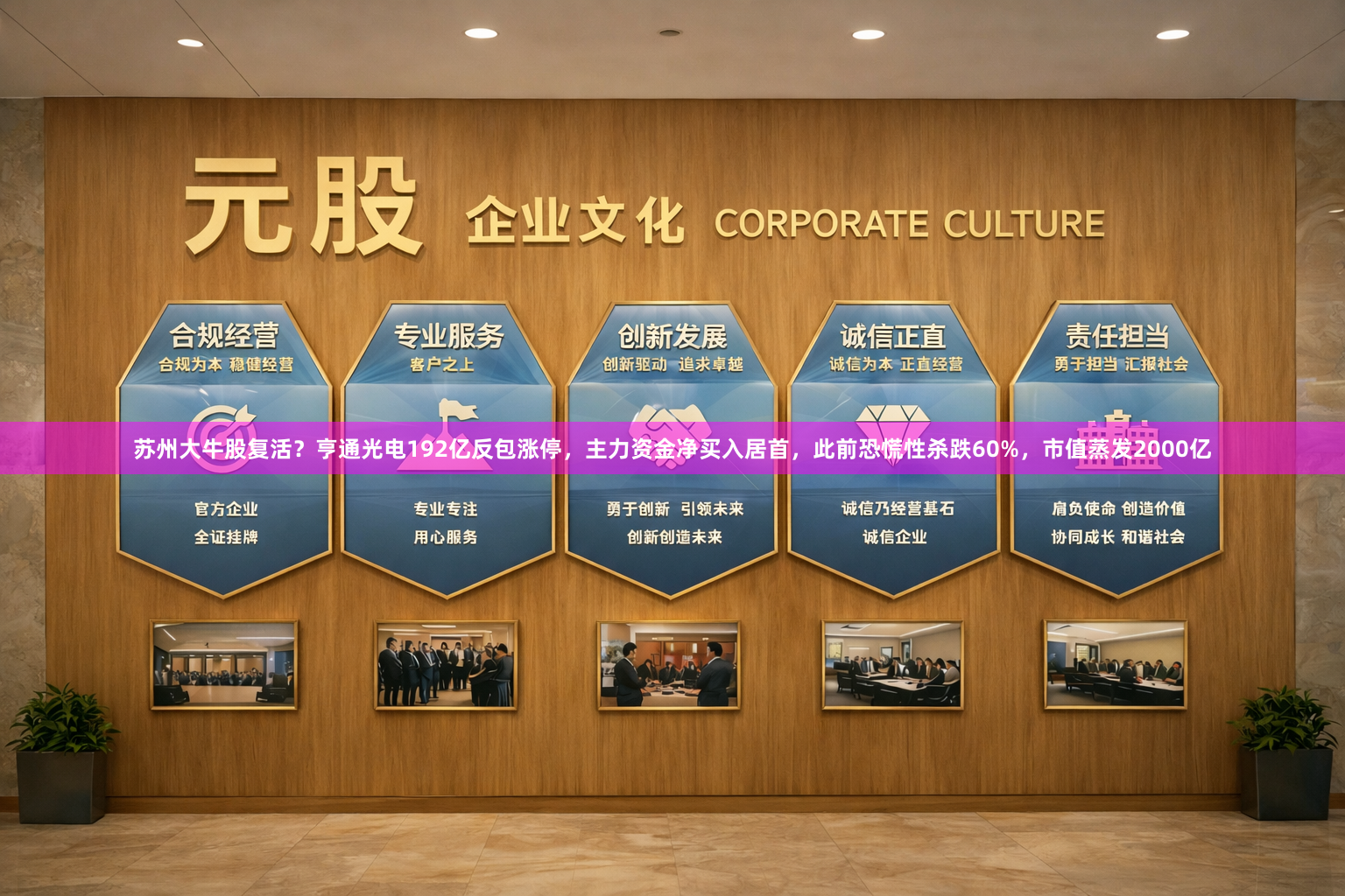 苏州大牛股复活？亨通光电192亿反包涨停，主力资金净买入居首，此前恐慌性杀跌60%，市值蒸发2000亿